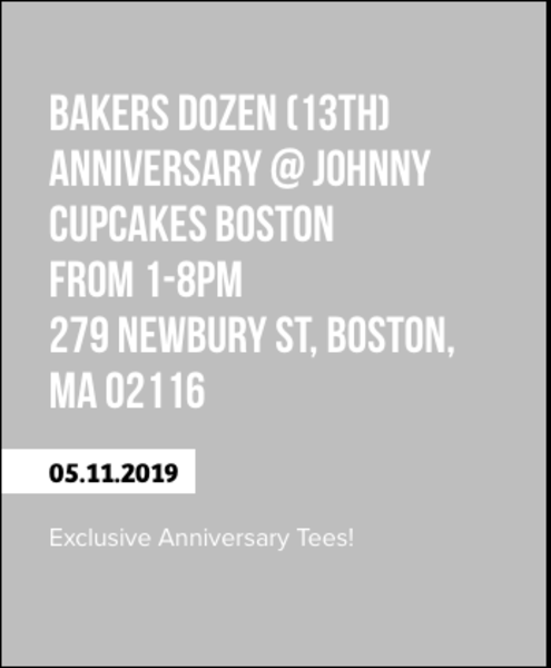 13th Anniversary for Johnny Cupcakes
