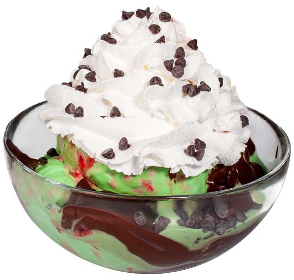 Candy Cane Sundae